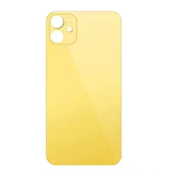 BACK GLASS NO LOGO iPhone 11 - YELLOW