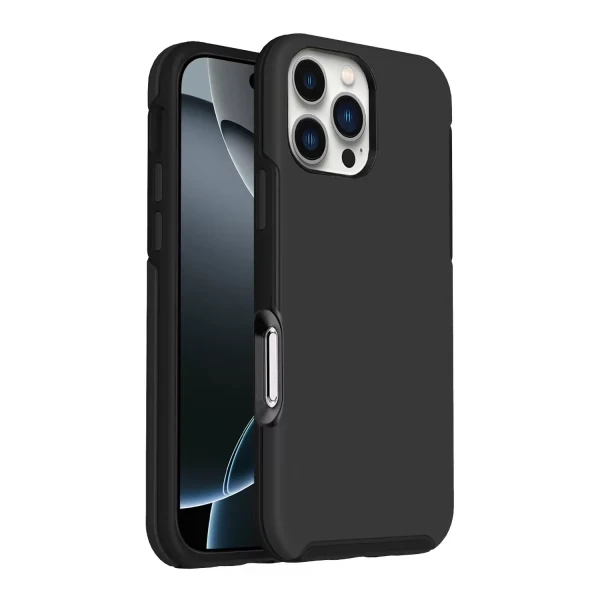 HEAVY DUTY OFF TRACK WITHOUT CLIP (NO LOGO) - BLACK  IPHONE 16 PRO MAX