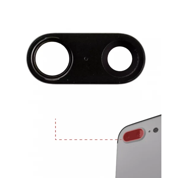 BACK CAMERA LENS WITH BRACKET & BEZEL COMPATIBLE FOR IPHONE 7 PLUS (10 PACK) (REAL SAPPHIRE L PREMIUM)