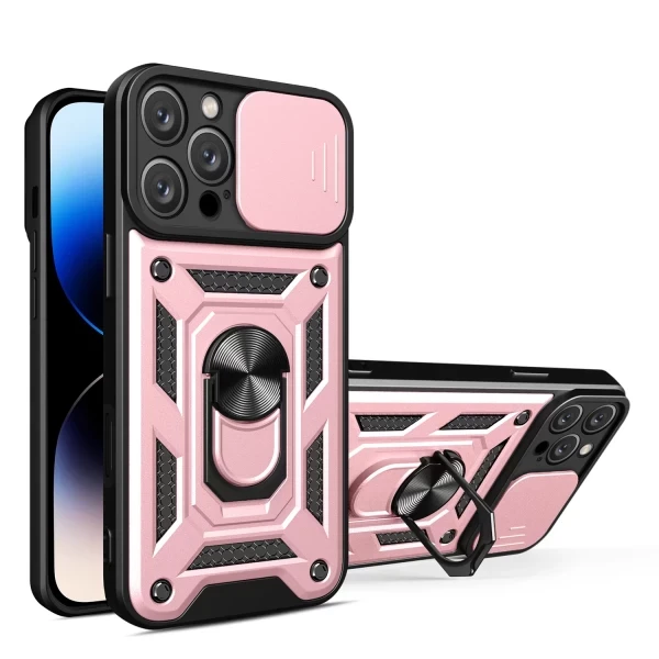 Armor Cam Slide Magsafe Stand - PINK  IPHONE 15 PRO MAX