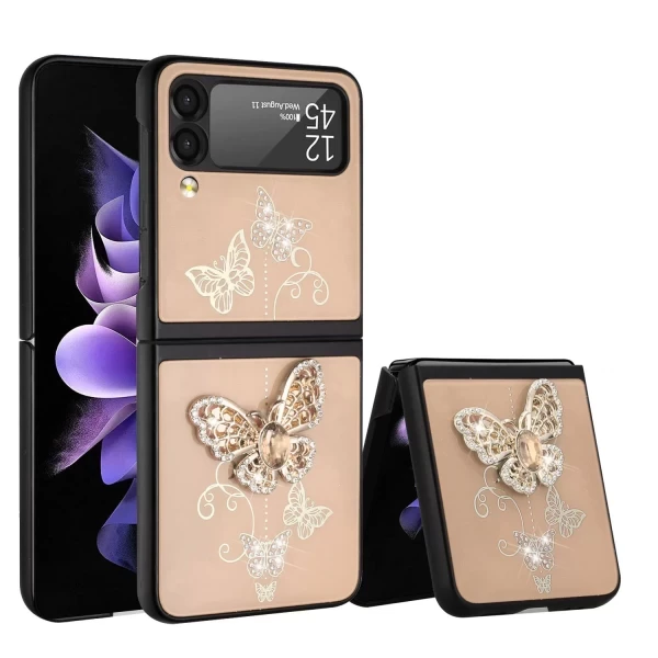 SILK BUTTERFLY VASE - GOLD MOTO RAZR+ PLUS (2024) / RAZR 50 ULTRA