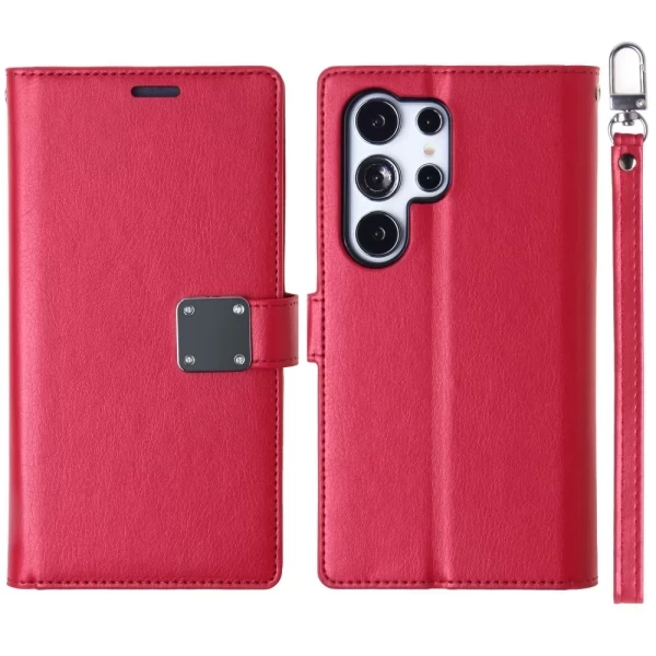 PRESTIGE WALLET - RED (N2)  GALAXY S25 ULTRA