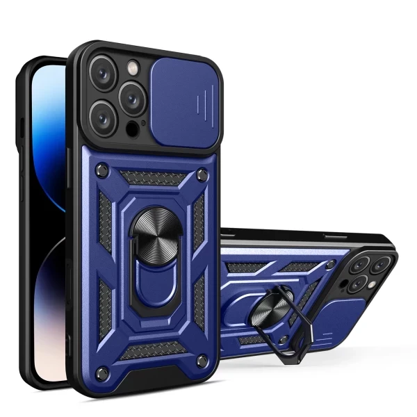 Armor Cam Slide Magsafe Stand - Dark Blue  IPHONE 15 PRO MAX