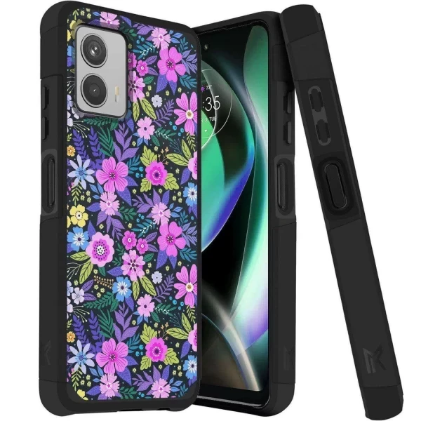 Satin Slim ShockProof Case - Mystical Floral Boom  MOTO G 5G 2025