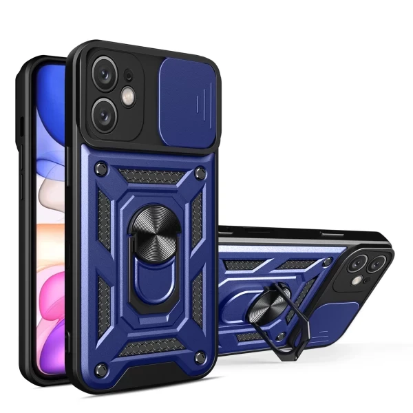 Armor Cam Slide Magsafe Stand - Dark Blue  IPHONE 11