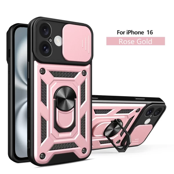 Armor Cam Slide Magsafe Stand - PINK  IPHONE 16