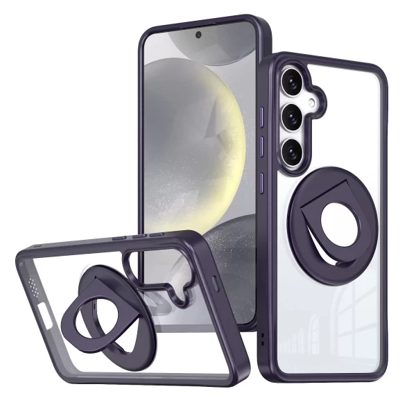 Orbit Clear Rotating Ringstand Magsafe - PURPLE  GALAXY S25 / S24