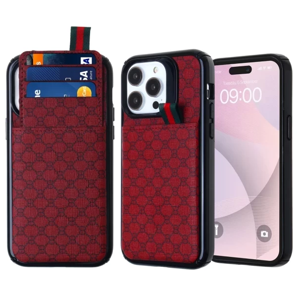 SUAVE MONTAUK CC - RED (L58)  IPHONE 15 PRO