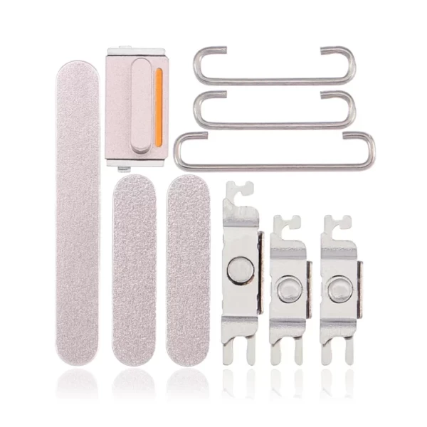 Hard Buttons (Power / Volume / Switch) Compatible For IPhone 14 Pro / 14 Pro Max - SILVER