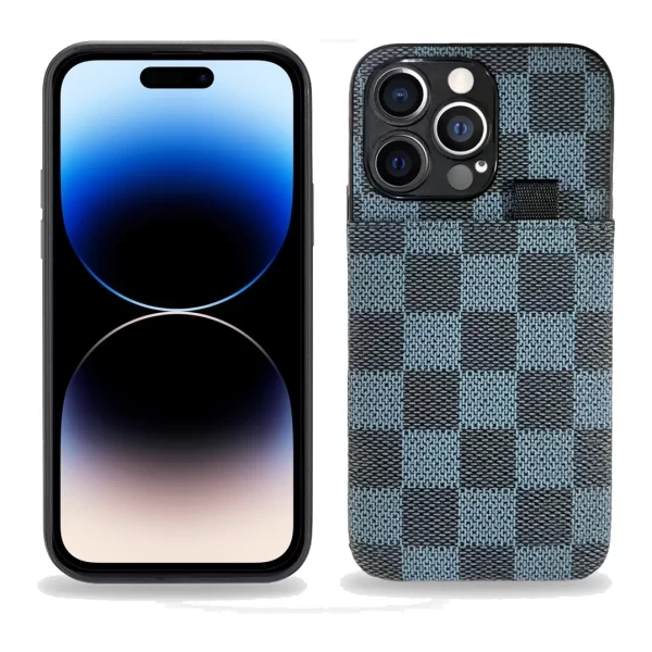 HAMPTONS LEATHER SQUARE CC - BLACK