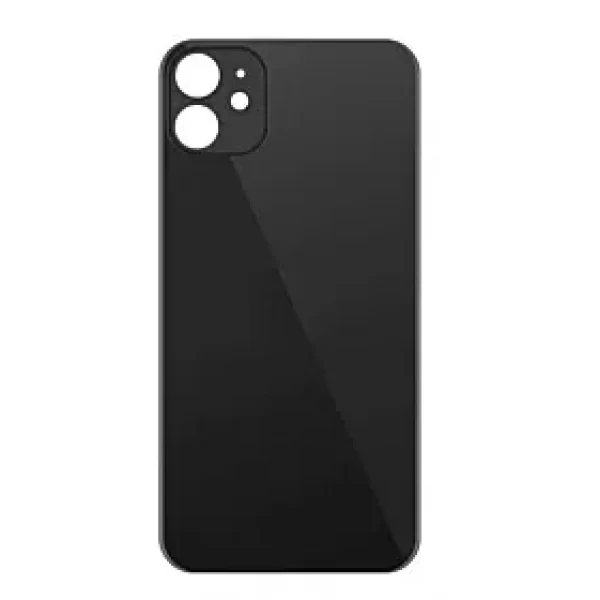BACK GLASS NO LOGO iPhone 11 - BLACK