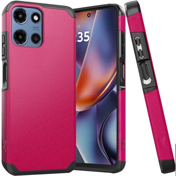 Satin Slim ShockProof Case - HOT PINK MOTO G 5G 2025