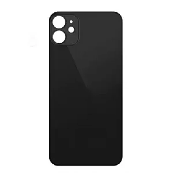 BACK GLASS NO LOGO iPhone 12 MINI - BLACK