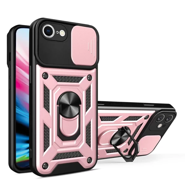 Armor Cam Slide Magsafe Stand - PINK  IPHONE SE 1/2/3 & 8/7