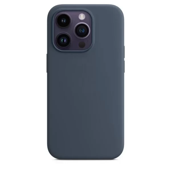 IPHONE 11 PM LIQUID SILICONE CASE (NO LOGO) - NAVY BLUE  IPHONE 11 PRO MAX