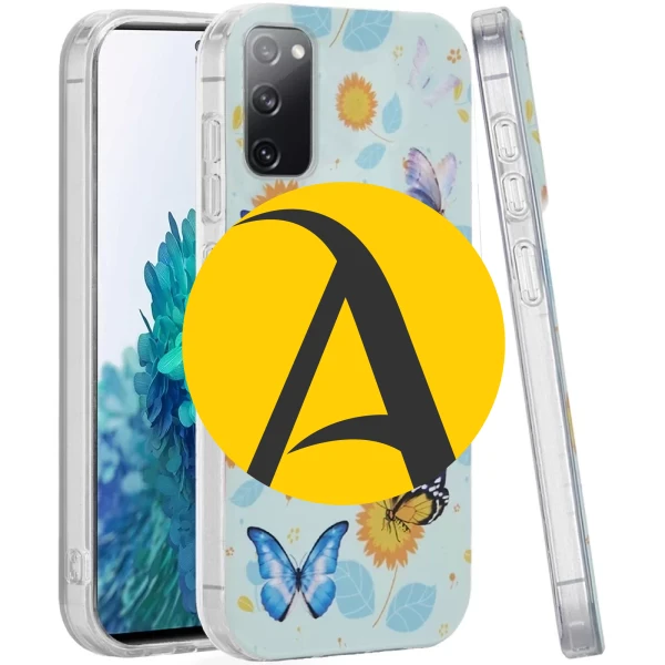 Double Layer Design IMD TPU Case - Mystic Butterflies  Galaxy S20 Fe 5G