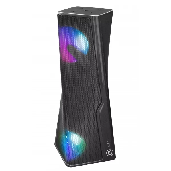 (BY) Biconic SOUND TWIST 10 Watts Color Changing Wireless Speaker W/ FM (BC-AU-BS-117-BK) - BLACK   ALL MODEL