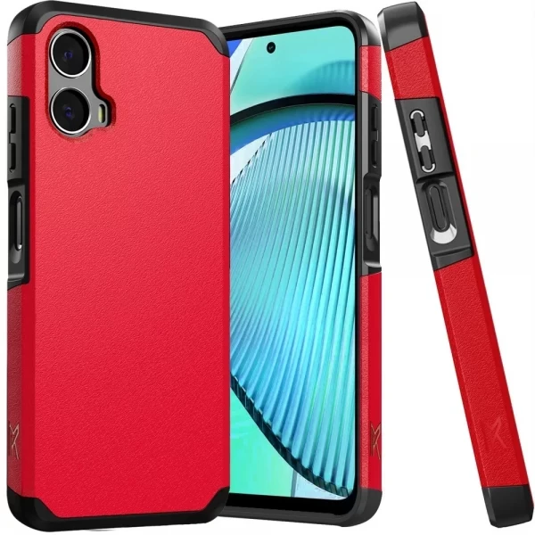 Satin Slim ShockProof Case - RED MOTO G POWER 5G 2025