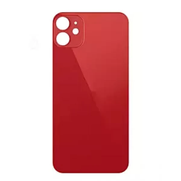 BACK GLASS NO LOGO iPhone 12 MINI - RED