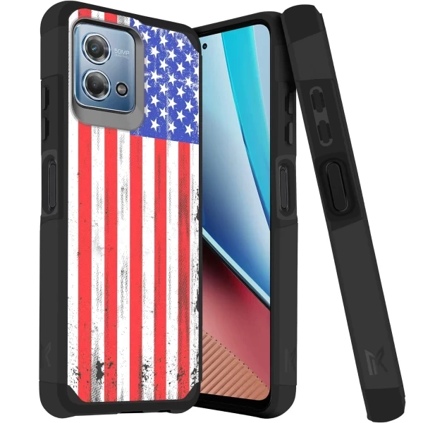 Satin Slim ShockProof Case - USA  REVVL 7 5G
