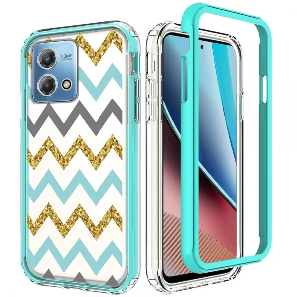 Essence ShockProof Design Case - TEAL WAVE (C)  MOTO EDGE PLUS 2023