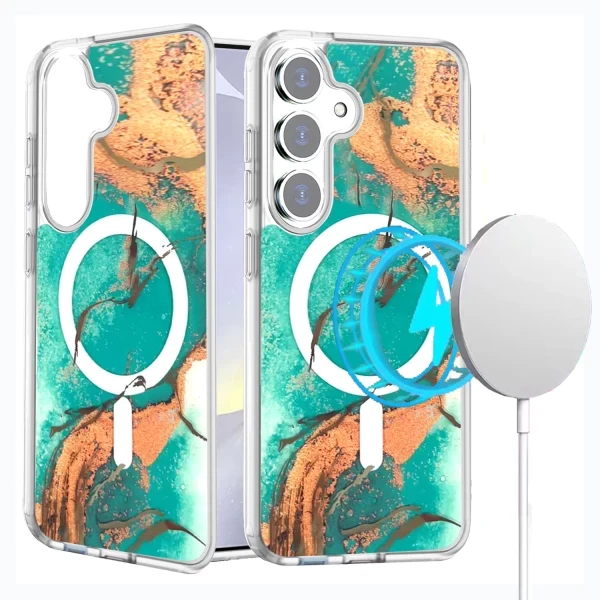 AMUSE MAGSAFE MARBLE - TEAL  GALAXY S25