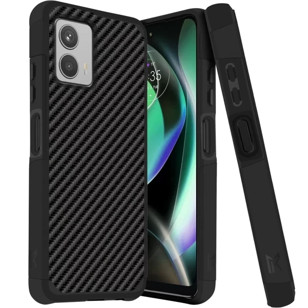 Satin Slim ShockProof Case - CARBON FIBER  MOTO G 5G 2025