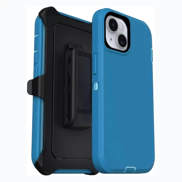 HEAVY DUTY OFF TRACK (NO LOGO) - TEAL   IPHONE 15 PRO