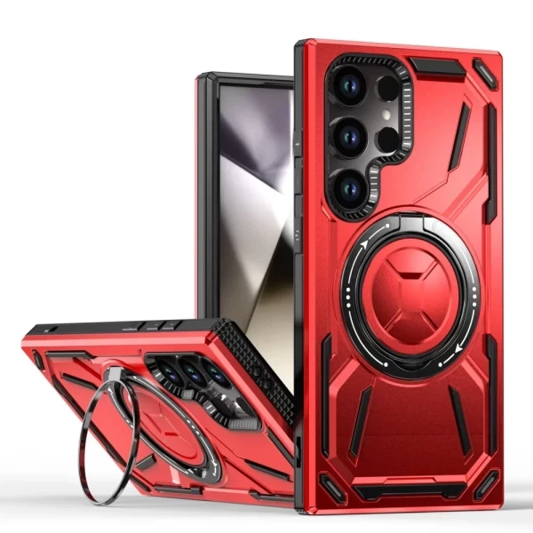 Titan Magsafe 360 Stand - Red GALAXY S25 ULTRA