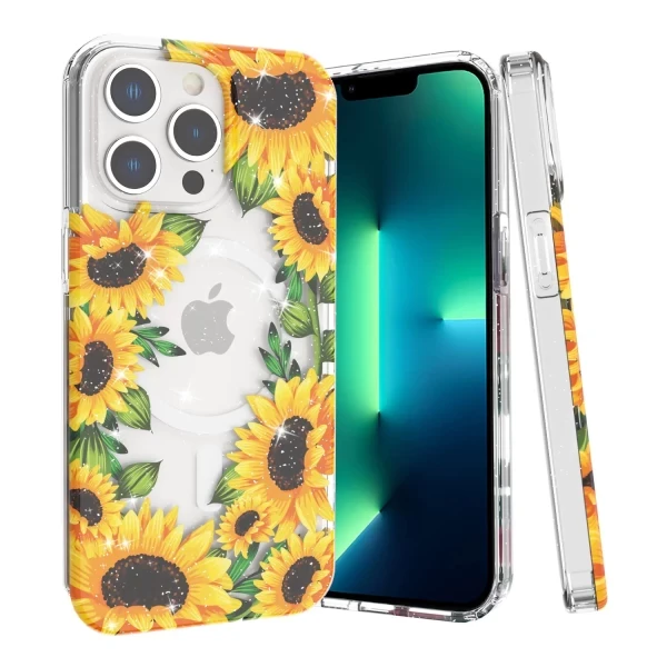 AMUSE MAGSAFE CLEAR - SUNFLOWER (GD26)  IPHONE 13/12 PRO MAX